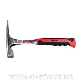 Молоток каменщика 600гр цельнометаллический с двухкомпонентной ручкой