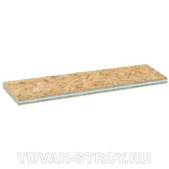 СЕНДВИЧ 10/30/10, 2400х600х50 мм (OSB 10 + XPS 30 + OSB 10)