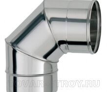 Отвод оцинкованный 90гр. Ф100