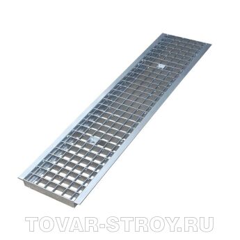 Решетка водоприемная Basic РВ-20.24.100 ячеистая стальная оцинкованная 1000х236х33 (2520)