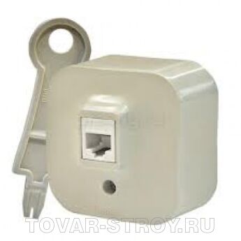 Розетка Legrand Quteo компьютерная, слоновая кость