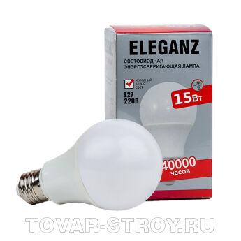 СВЕТОДИОДНАЯ ЛАМПА 15ВТ Е27 А60 220V груша матовая 3000К