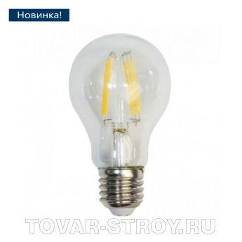 СВЕТОДИОДНАЯ ЛАМПА 9ВТ Е27 А60 220V нитевидная 4500К