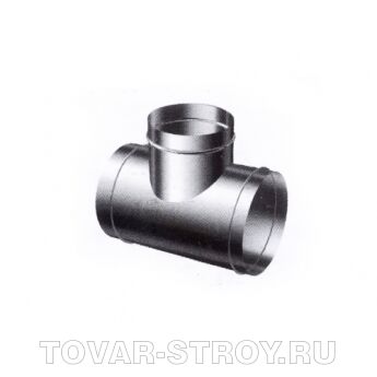 Тройник оцинкованный Ф110