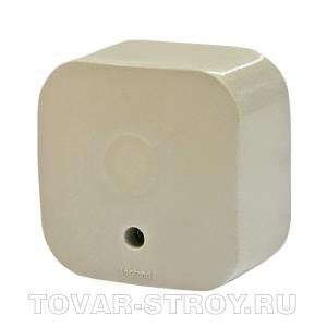 Вывод кабеля Legrand Quteo, слоновая кость