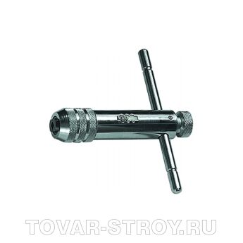 Вороток для метчиков М5 - М12, хромированный, с трещоткой MATRIX