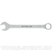 Ключ комбинированный, 24 мм, CrV, матовый хром STELS