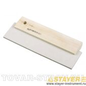 Шпатель STAYER 1018-20 для фуговки, резиновый белый, 200 мм