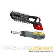 Набор STAYER 25923-H15 G Отвертка MAX-GRIP с насадками и подвеской на пояс, 15 предметов