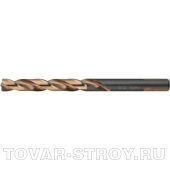 Сверло спиральное по металлу 10,5 x 133мм, Р9М3, многогранная заточка БАРС