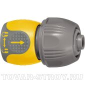 Соединитель для шланга универсальный 1/2"-3/4", двухкомпонентный PALISAD LUXE