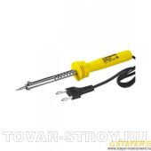 Паяльник STAYER 55330-25 STANDARD с пластмассовой рукояткой и долговечным жалом, 25 Вт, конус