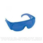 Очки STAYER STANDARD 11047 защитные, поликарбонатная монолинза с боковой вентиляцией, голубые