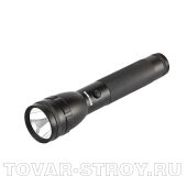 Фонарь проф,чёрн.анод.алюм, ант.скол.гравир,CREEТ6 LED,600Лм,300м,3ч,100-50-5%-строб-СоС,6АА Stern