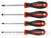 Набор слесарных отверток ЗУБР (25065-Н4) 4 штуки