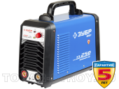 Сварочный инвертор ЗУБР Т3 ПРОФИ (ЗАС-Т3-250) 250 А, 220 В, IGBT, ПВ-60%, Hot start, Arc Force, Anti-Stick