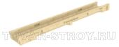 Лоток водоотводный полимер-бетонный CompoMax Basic DN100 H60 1000х140х60 (7010)