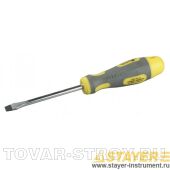 Отвертка STAYER 2582-00-063 G MAX-GRIP Regular, Cr-V, намагниченная, PH №00х63 мм