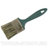 Кисть плоская STAYER 01081-100 LASUR-EURO, смешанная (натуральная и искусственная) щетина, пластмассовая ручка, 100 мм