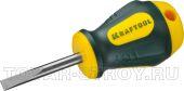 Отвертка KRAFTOOL "EXPERT" X-Drive 250071-5.5-038/шлиц, SL5.5х38мм "бочка"