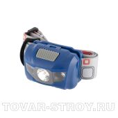Фонарь наголовный Space, ABS пластик, 4 режима, 1 Вт LEDх120 Лм, 2 red Led, 8 часов, 3хААА Stern