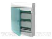 Бокс настенный ABB Mistral41 36М (3x12) зеленая дверь без клеммного блока