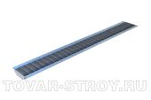 РЕШЕТКА ВОДОПРИЕМНАЯ BASIC РВ-10.14.100 ЯЧЕИСТАЯ СТАЛЬНАЯ "ГОРЯЧИЙ ЦИНК" 1000х136х3 (202026)