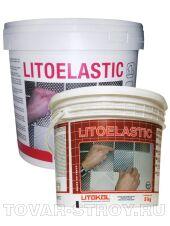 Клей эпоксидный двухкомпонентный LITOELASTIC A+В ведро 4,5 кг+ведро 0,5 кг