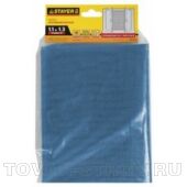 Противомоскитная сетка STAYER STANDARD 12518-11-13, синего цвета, стекловолокно+ПВХ, 1,1 х 1,3м