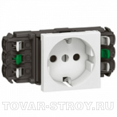 Розетка 2м 2К+3 н.ст.