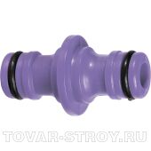 Переходник-соединитель пластмассовый, штуцерный PALISAD