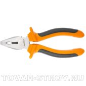 Плоскогубцы, Comfort, 180 мм, комбинированные шлифованные, двухкомпонентные рукоятки SPARTA