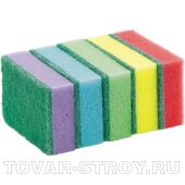 Губки для посуды Mini, 79*49*23 мм, 10шт. ТМ Elfe Россия