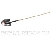 Лопата садовая ЗУБР "Фаворит", черенок из ясеня (4-39529) 295х215х1500 мм
