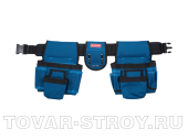 Пояс монтажный ЗУБР ПРОФИ (38640) 18 карманов, держатель для молотка