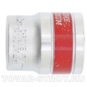 Головка торцевая, 23 мм, 6-гранная, CrV, под квадрат 1/2", хромированная MATRIX MASTER
