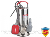 Насос дренажный универсальный ЗУБР, грязная и чистая вода (ЗНПГ-750-С) 750 Вт, 230 л/мин, напор 8 м, кабель 10 м, штуцер 1", 1 1/4", 1 1/2"