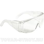 Очки защитные открытого типа, прозрачные, ударопрочный поликарбонат СИБРТЕХ Россия