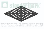 Решетка водоприемная Spark РВ-25.25 щелевая чугунная 243х243х13 мм (383013)