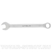 Ключ комбинированный, 13 мм, CrV, матовый хром STELS