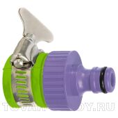 Адаптер пластмассовый, 3/4 с внешним хомутом PALISAD