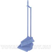 Набор для уборки "ЛЕНИВКА" совок и щетка, сиреневый ELFE Light