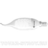 Лампа компактная люминесцентная "свеча на ветру", 9W, 2700K, E14, 8000ч., Stern