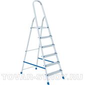 Стремянка, 6 ступеней, алюминиевая СИБРТЕХ Pоссия