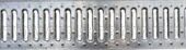 Решетка водоприемная Basic РВ-10.14.100-К-штампованная нержавеющая сталь 1000х136х3 (20901) с отверствием под крепеж