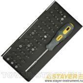 Набор STAYER 25931-H37 G Отвертка MAX-GRIP со специальными битами, 37 предметов