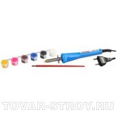 Прибор STAYER 45220, для выжигания с красками и набором насадок 7 шт
