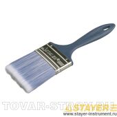 Кисть плоская STAYER 01082-63 AQUA-EURO, искусственная щетина, пластмассовая ручка, 63 мм