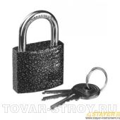 Замок STAYER 37160-38 STANDARD навесной, металлический корпус, закаленная дужка, 38мм