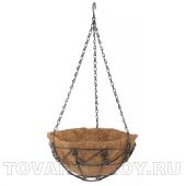 Подвесное кашпо с орнаментом, 25 см, с кокосовой корзиной PALISAD